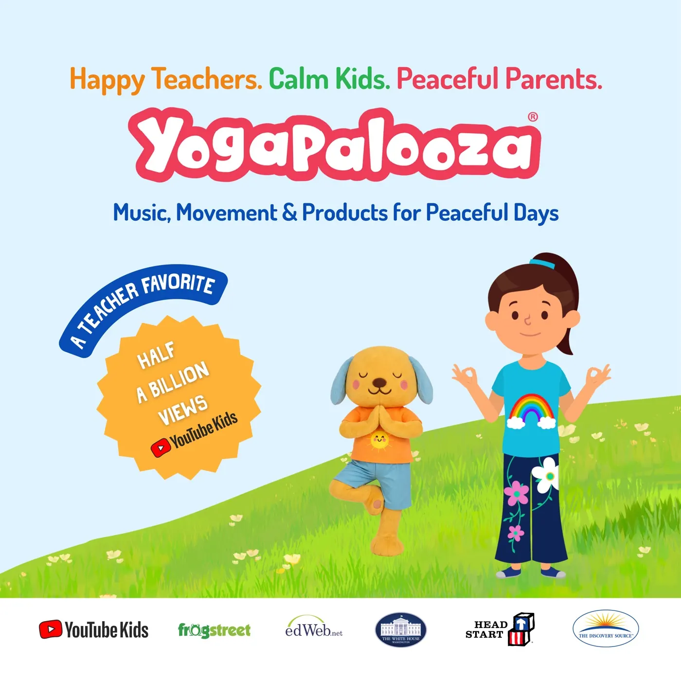 Yogapalooza trade show booth we designed